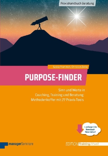 Buchcover und Innenansicht für das Buch: Purpose-Finder