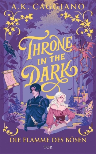 Buchcover und Innenansicht für das Buch: Throne in the Dark
