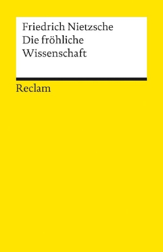 Buchcover und Innenansicht für das Buch: Die fröhliche Wissenschaft