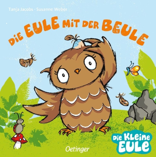 Buchcover und Innenansicht für das Buch: Die Eule mit der Beule