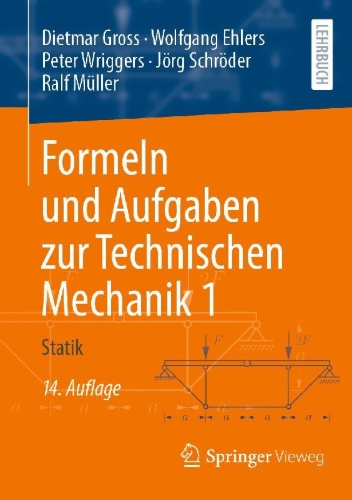 Buchcover und Innenansicht für das Buch: Formeln und Aufgaben zur Technischen Mechanik 1