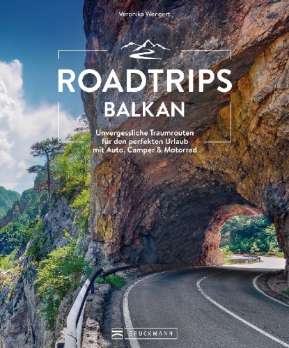 Buchcover und Innenansicht für das Buch: Roadtrips Balkan