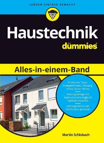 Buchcover und Innenansicht für das Buch: Haustechnik für Dummies Alles-in-einem-Band
