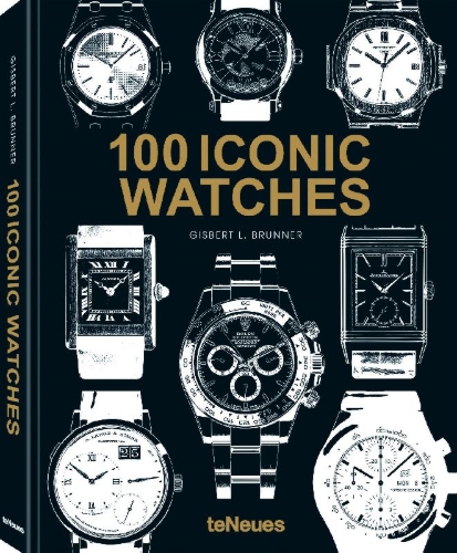 Buchcover und Innenansicht für das Buch: 100 Iconic Watches