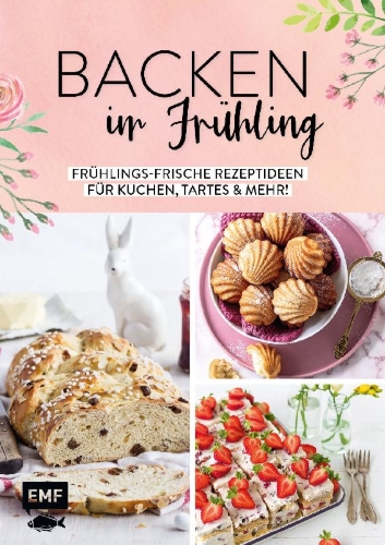 Buchcover und Innenansicht für das Buch: Backen im Frühling