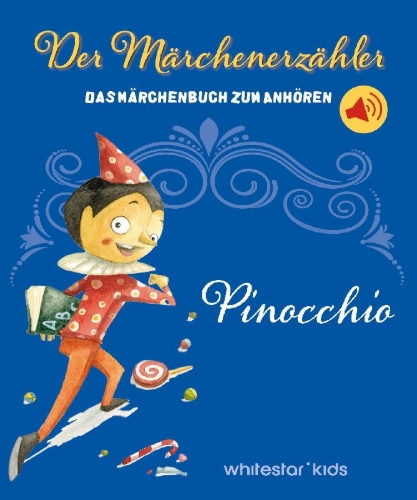 Buchcover und Innenansicht für das Buch: Pinocchio