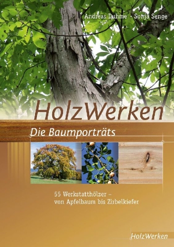 Buchcover und Innenansicht für das Buch: HolzWerken  Die Baumporträts