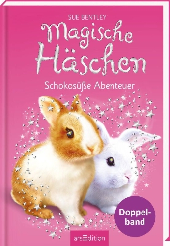 Buchcover und Innenansicht für das Buch: Magische Häschen - Schokosüße Abenteuer