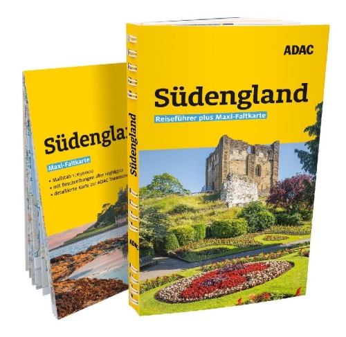 Buchcover und Innenansicht für das Buch: ADAC Reiseführer plus Südengland