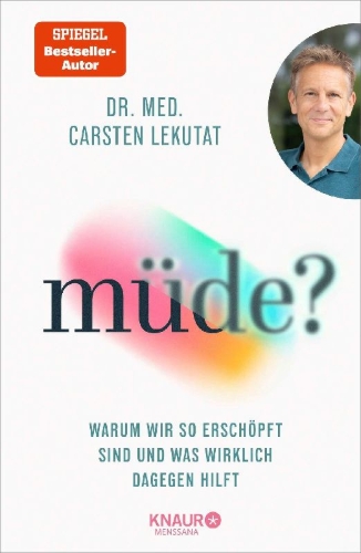 Buchcover und Innenansicht für das Buch: müde?