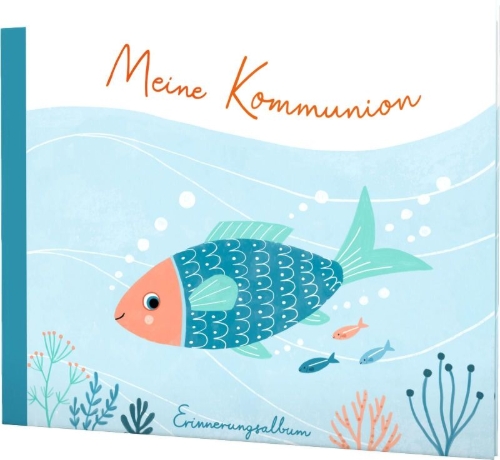Buchcover und Innenansicht für das Buch: Meine Kommunion