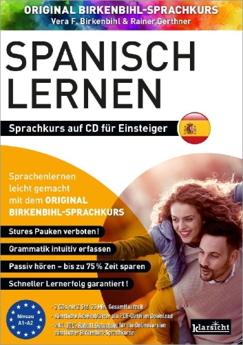 Buchcover und Innenansicht für das Buch: Spanisch lernen für Einsteiger 1+2 (ORIGINAL BIRKENBIHL)