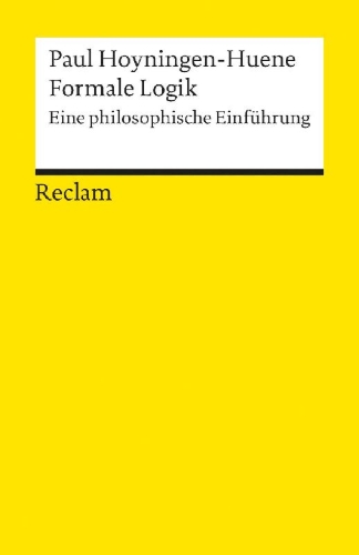 Buchcover und Innenansicht für das Buch: Formale Logik
