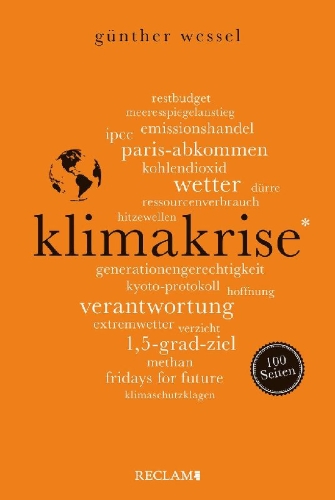 Buchcover und Innenansicht für das Buch: Klimakrise. 100 Seiten