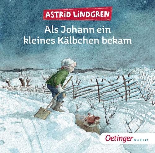 Buchcover und Innenansicht für das Buch: När Johan fick en liten kalv