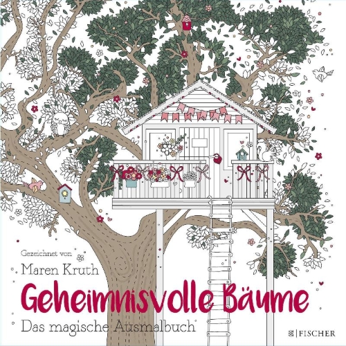 Buchcover und Innenansicht für das Buch: Geheimnisvolle Bäume