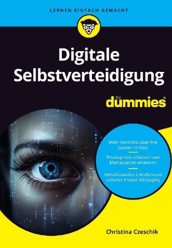 Buchcover und Innenansicht für das Buch: Digitale Selbstverteidigung für Dummies