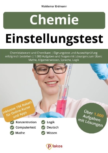 Buchcover und Innenansicht für das Buch: Einstellungstest Chemie