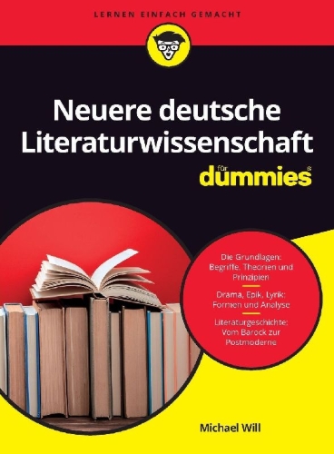 Buchcover und Innenansicht für das Buch: Neuere Deutsche Literaturwissenschaft für Dummies