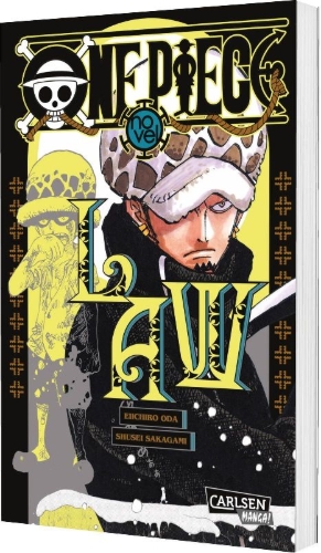 Buchcover und Innenansicht für das Buch: One Piece Law Novel