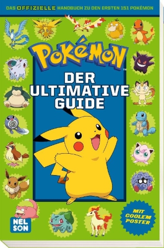 Buchcover und Innenansicht für das Buch: Pokémon: Der ultimative Guide