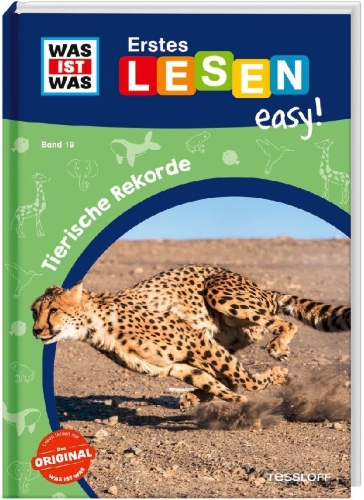 Buchcover und Innenansicht für das Buch: WAS IST WAS Erstes Lesen easy! Band 19. Tierische Rekorde