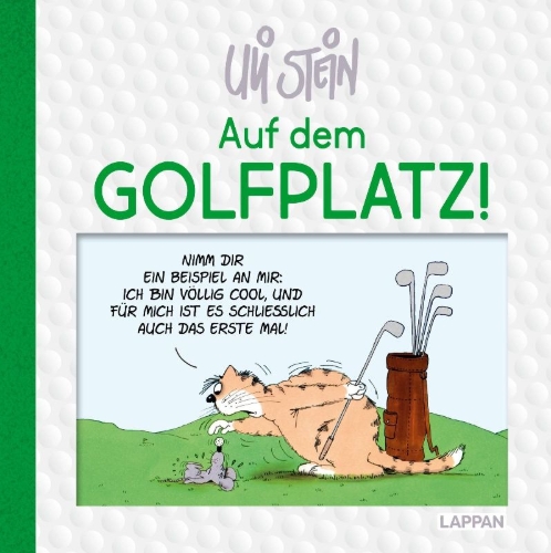 Buchcover und Innenansicht für das Buch: Uli Stein: Freizeit & Beruf: Auf dem Golfplatz!