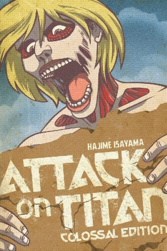 Buchcover und Innenansicht für das Buch: Attack on Titan: Colossal Edition 2