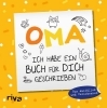 Buchcover und Innenansicht für das Buch: Oma, ich habe ein Buch für dich geschrieben - Version für Kinder