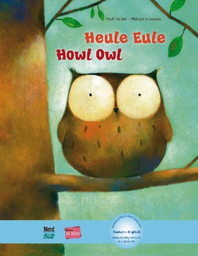 Buchcover und Innenansicht für das Buch: Heule Eule (Deutsch-Englisch)