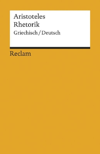 Buchcover und Innenansicht für das Buch: Rhetorik