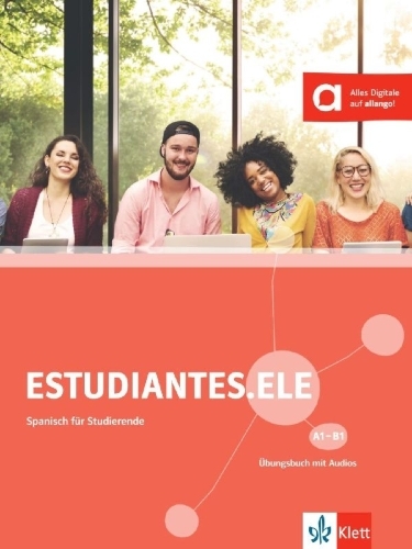 Buchcover und Innenansicht für das Buch: Estudiantes.ELE A1-B1