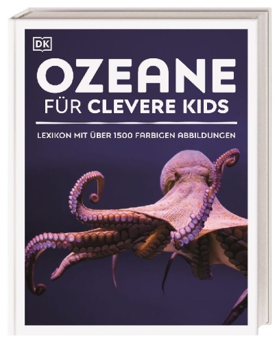 Buchcover und Innenansicht für das Buch: Wissen für clevere Kids. Ozeane für clevere Kids
