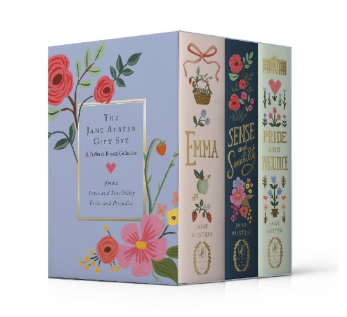 Buchcover und Innenansicht für das Buch: The Jane Austen Gift Set: A Puffin in Bloom 3-Book Collection