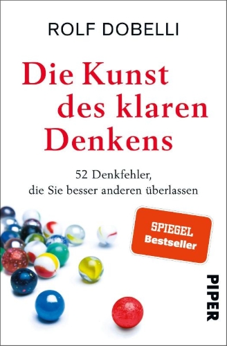 Buchcover und Innenansicht für das Buch: Die Kunst des klaren Denkens