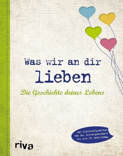 Buchcover und Innenansicht für das Buch: Was wir an dir lieben