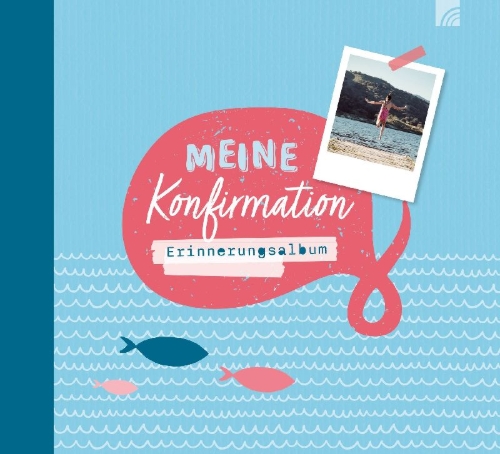 Buchcover und Innenansicht für das Buch: Meine Konfirmation - Erinnerungsalbum