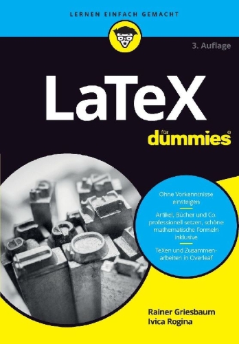 Buchcover und Innenansicht für das Buch: LaTeX für Dummies