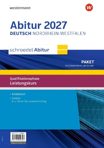 Buchcover und Innenansicht für das Buch: Schroedel Abitur - Paket für Schülerinnen und Schüler Leistungskurs. Für Nordrhein-Westfalen zum Abitur 2027