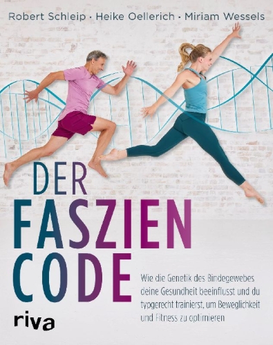 Buchcover und Innenansicht für das Buch: Der Faszien-Code