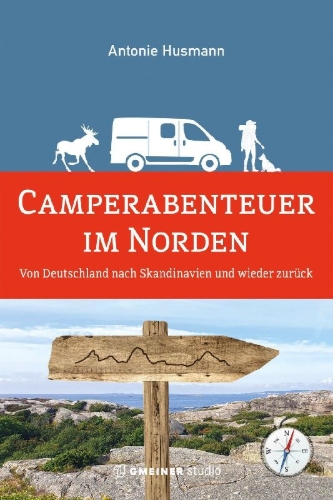 Buchcover und Innenansicht für das Buch: Camperabenteuer im Norden