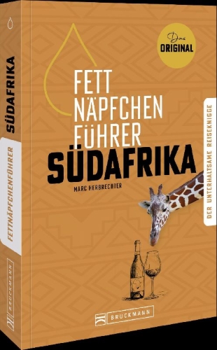 Buchcover und Innenansicht für das Buch: Fettnäpfchenführer Südafrika