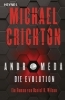 Buchcover und Innenansicht für das Buch: The Andromeda Evolution