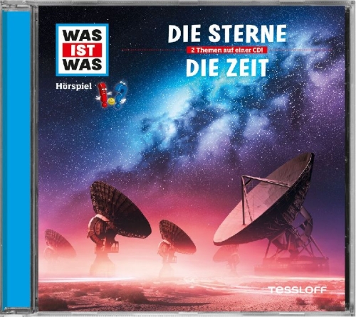 Buchcover und Innenansicht für das Buch: Was ist was Hörspiel-CD: Die Sterne/ Die Zeit