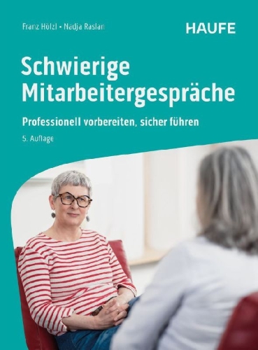 Buchcover und Innenansicht für das Buch: Schwierige Mitarbeitergespräche