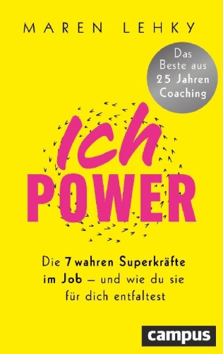 Buchcover und Innenansicht für das Buch: ICH-POWER