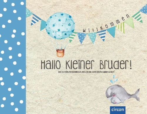 Buchcover und Innenansicht für das Buch: Hallo kleiner Bruder!