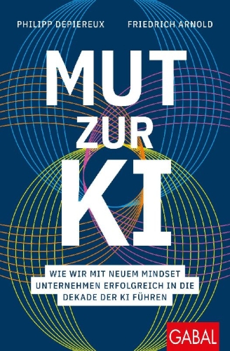 Buchcover und Innenansicht für das Buch: Mut zur KI