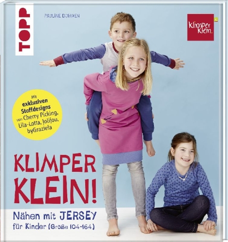Buchcover und Innenansicht für das Buch: Nähen mit JERSEY - KLIMPERKLEIN
