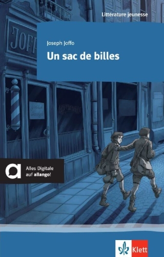 Buchcover und Innenansicht für das Buch: Un sac de billes